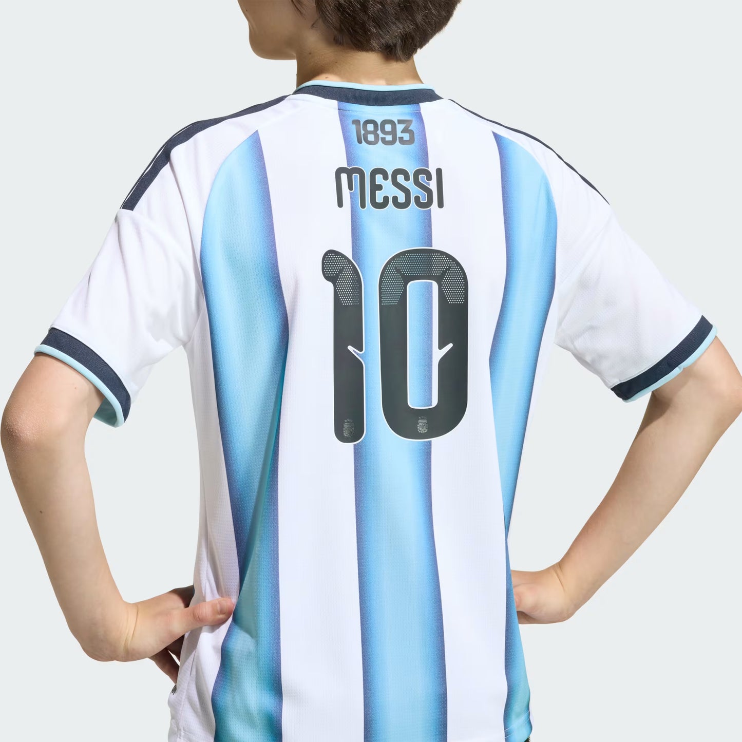 Camiseta de Messi de la Primera Equipación Argentina 26 Niño