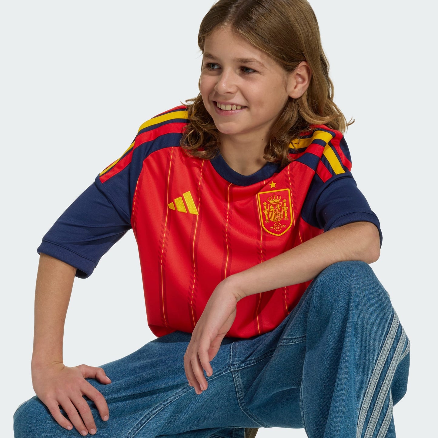 Camiseta Primera Equipación España 26 Niño