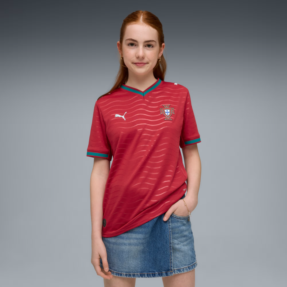 Camiseta Primera Equipación Portugal 26 Niño