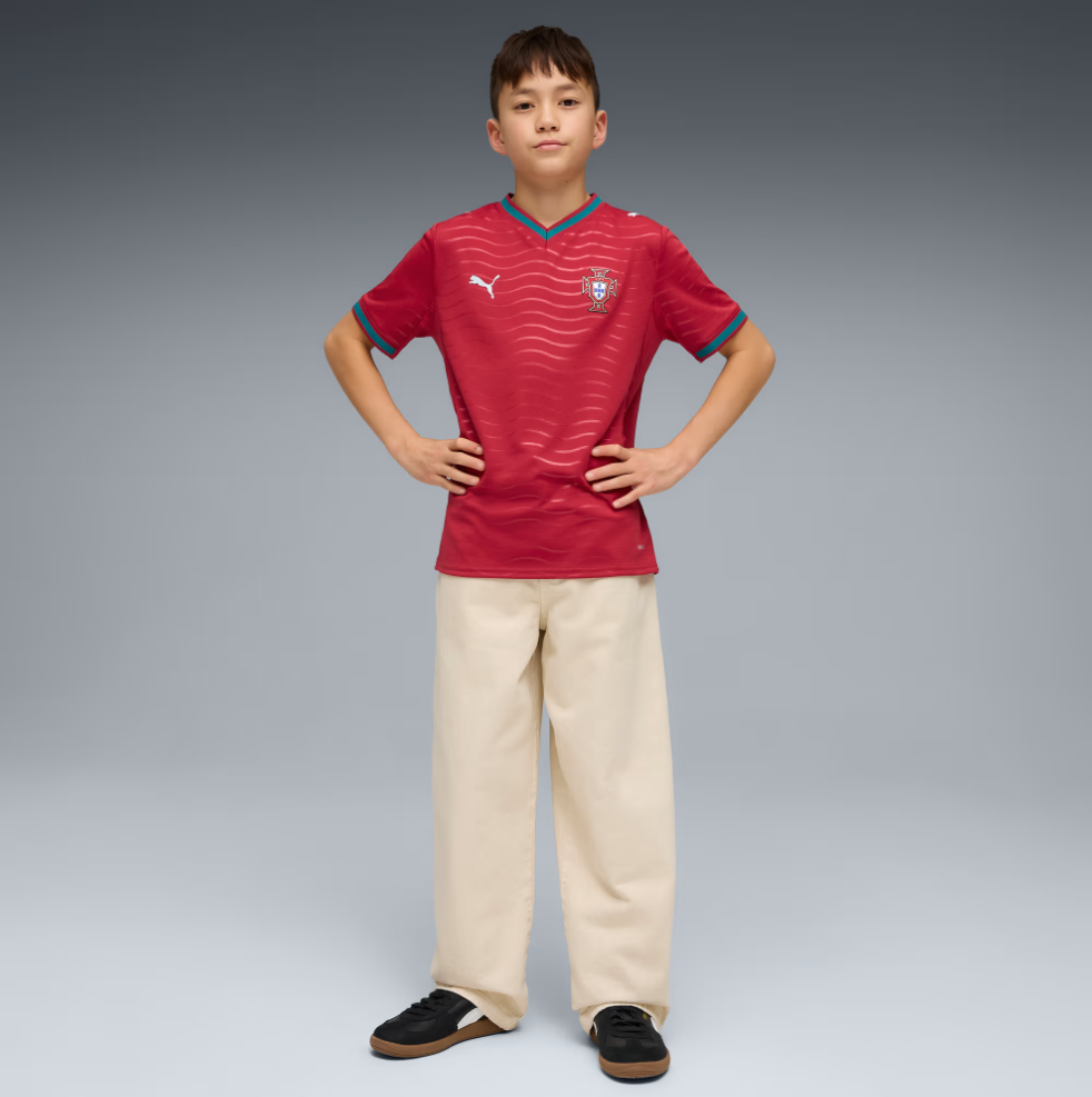 Camiseta Primera Equipación Portugal 26 Niño